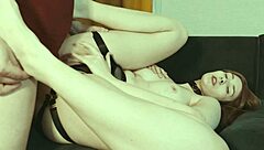 Asian bride gets cum on her big natural tits