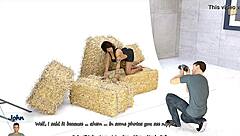 sexy brunette shows big fake boobs and ass for homemade camera