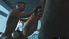 Is this fallout 4 gay sex scene with nude girl?