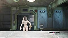 Is this fallout 4 gay sex scene with nude girl?