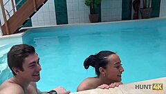 Poor cuckold watches rich guy take his girlfriend in pov