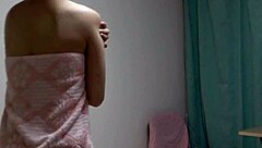 Himeno Amasaki Japanese Girl Strips Naked for Private Shower Show