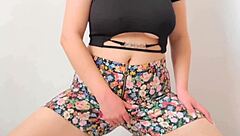 Petite Brunette Shows Huge Boobs In Solo Softcore!