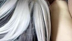 Lesbian Girlfriend Tries Cock In Bisexual Threesome