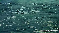 Private Com - Anal Loving Babe Alexa Flexy Takes 2 Big Cocks Outdoors