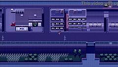 In night walk 4, she goes to the convenience store with naked lower body, excited to climax.