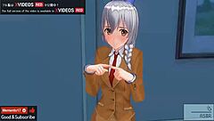 Uncensored hentai animation shows virgin teletha tessa testarossa in hardcore first experience