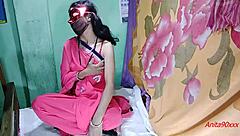 Indian house owner and maid engage in passionate desi sex with handjob, deepthroat, and doggystyle.