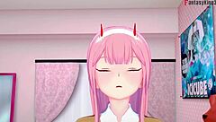 zero two having hard sex free pov darling in the franxx