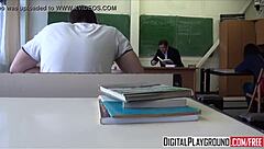 Kristof Cale And Taissia Shanti Hook Up In Classroom!