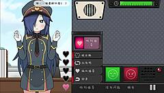 2D anime sissy gets arrested in school