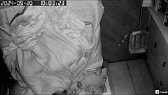 Spy cam catches raw morning gay bareback action