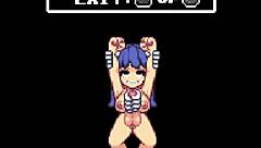 Futanari and lesbian scenes in a black hentai gallery