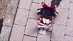 Reim from Touhou in a cute 3D cartoon adventure