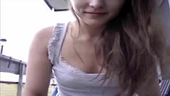 Tight cute sweet hot babe loses control during passionate fucking with amateurs