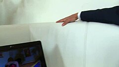 Hot Asian Slut Fulfills Dream Pussy Fantasy With Big White Cock!