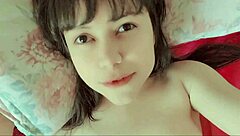 young fresh teen 18+ rubs tight pussy until she cums