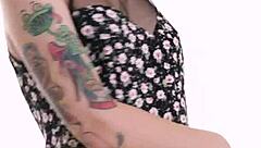 Fucking Blue-Haired Tattooed Teen Keoki Star Feels Intense Pleasure