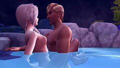 frozen betrayal 2 - elsa and kristoff public sex in the wild - 3d hentai 😏