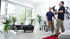 Detailed Handjob and Blowjob Leading to Riding Big Cocks and Facial