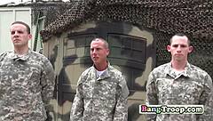 gay jock cum all over hunks face after hardcore blowjob