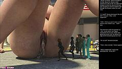 i enjoy this big apple small gesture episode in 3d comics style