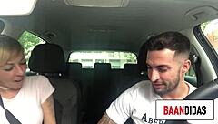 Tattooed squirting babe gets eaten out, trimmed pussy lesbian oral fun