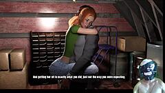 Katy learns hard fucking in grandma's house.