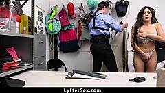 The Stolen Jewelry Falls From Teen's Bra During Deepthroat And Doggy