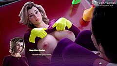 i got stuck as step mom and used by step son in this taboo hentai game part 4