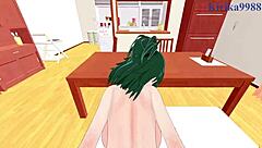 Inko Midoriya feels intense passion with Katsuki Bakugo in My Hero Academia hentai