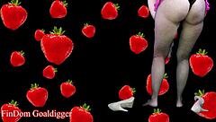 Blonde In Fishnets Dominates Small Cock Owner With Instructions