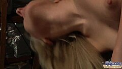 teen with perfect tits rides grandpa cock doggystyle