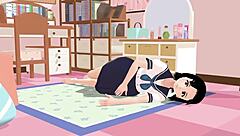 Mia Anime School Girl Gravure In Her Rooms Sailor School Uniform