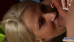 teen with perfect tits rides grandpa cock doggystyle