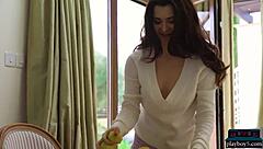 Ukrainian Teen Hottie Hayli Sanders Strips Naked for Playboy