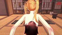 Leonardo da vinci sucks and fucks azur lane character in hentai fantasy