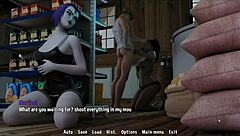 sanji's fantasy adventure in one piece parody.