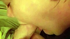 Big cock worshiped with intense blowjob