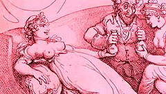 Vintage Cartoon Drawings with Erotic Themes