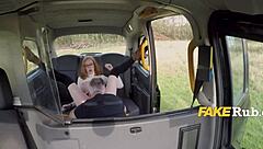 Milf Excited About New Sextoy Collection In Taxi Backseat