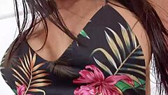 colombian babe chats about taking deep anal drill submissively on tour