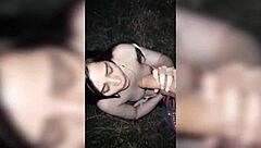 Colombian latina gives blowjob to friends with passion