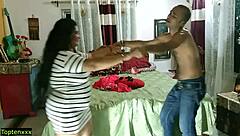 Hot desi couple's wild party with wife sharing and anal