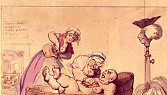 Vintage Cartoon Drawings with Erotic Themes