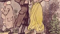 Vintage Cartoon Drawings with Erotic Themes