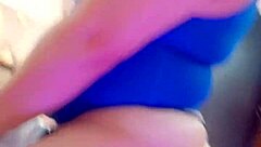 The wife plays prostitute with her husband's stepbrother, sucking and riding