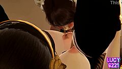 chun-li and yoru battle to understand each other's weak points