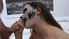 Halloween Monster Mea Melone Performs Deepthroat Humiliation