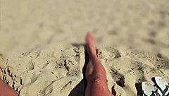 On Mallorca Beach, Missspisss Updates With Outdoor Flashing And Big Cock Close Ups